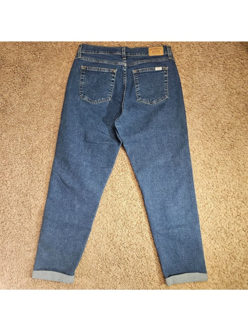 Levis Signature Mid Rise Boyfriend Jeans Womens 8 31x25 Heritage Denim Stretch - Picture 3 of 10